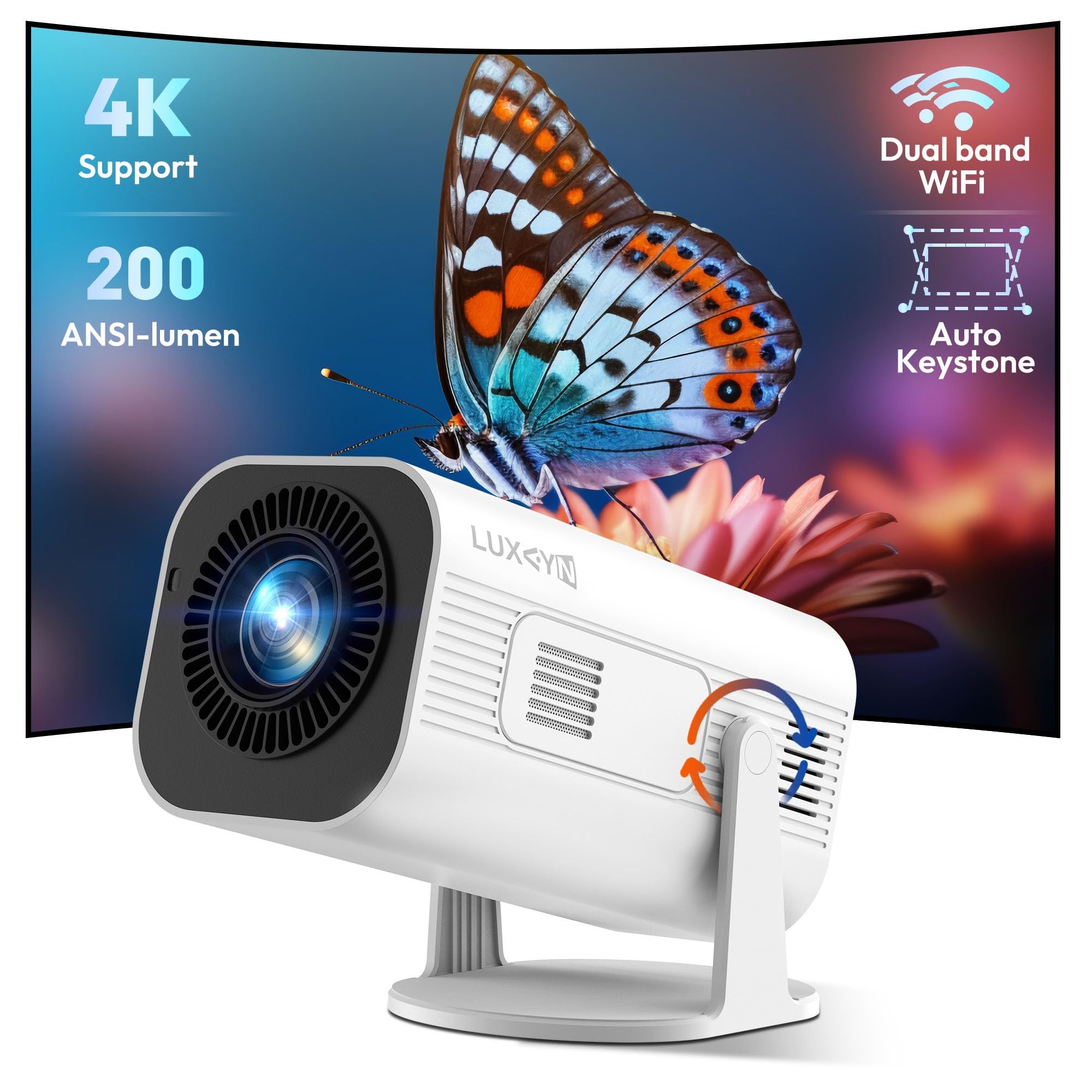 Wireless Mini Projector – HD Home Cinema Experience