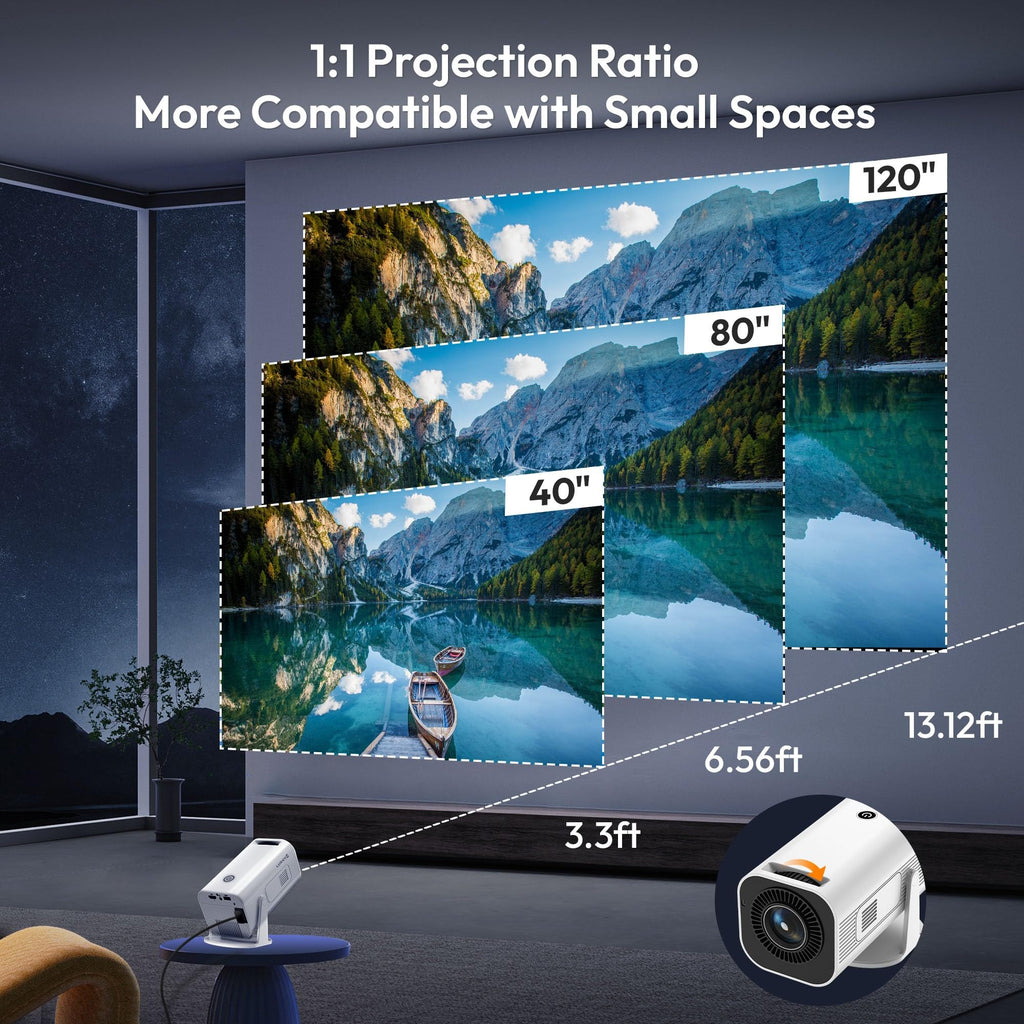 Wireless Mini Projector – HD Home Cinema Experience